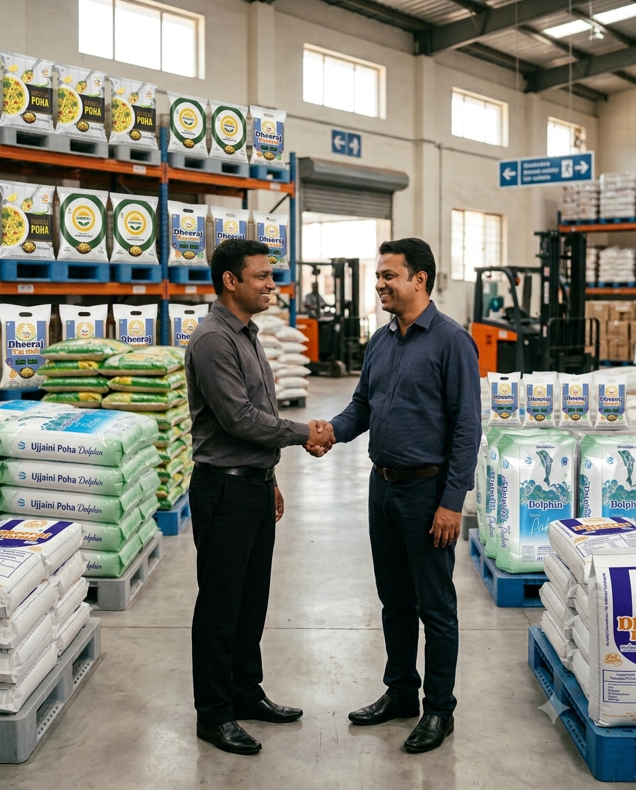 Hira Industries partners in the warehouse